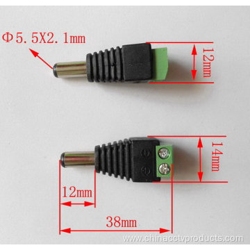 2.1*5.5mm DC Power Supply Connector with Screw Terminal